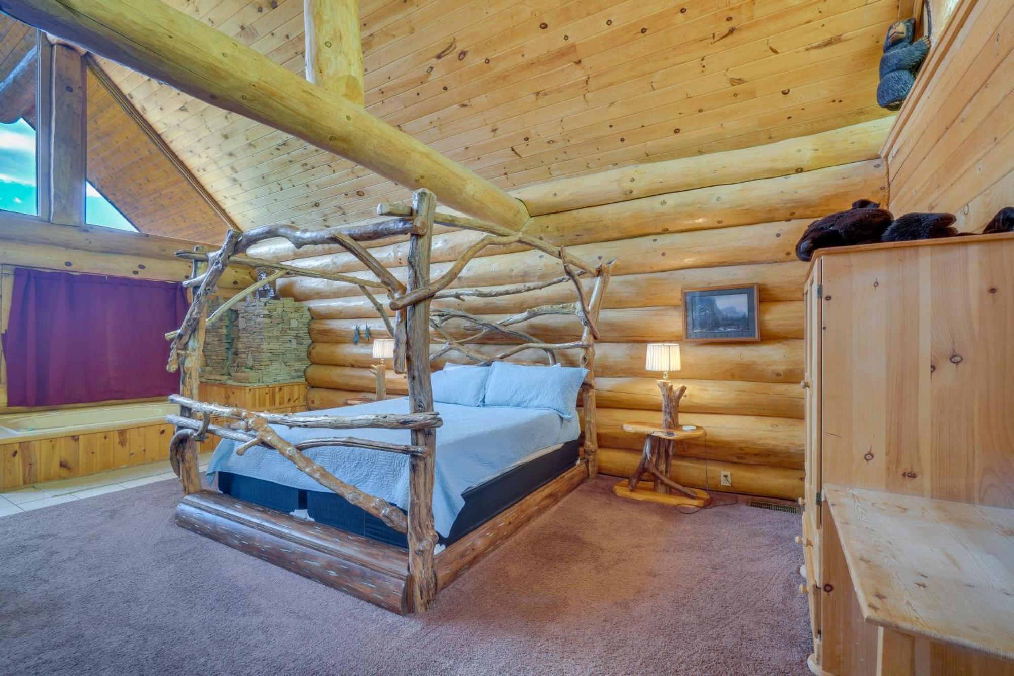 Gatlinburg Cabin With Hot Tub About 11 Miles To Downtown Luaran gambar