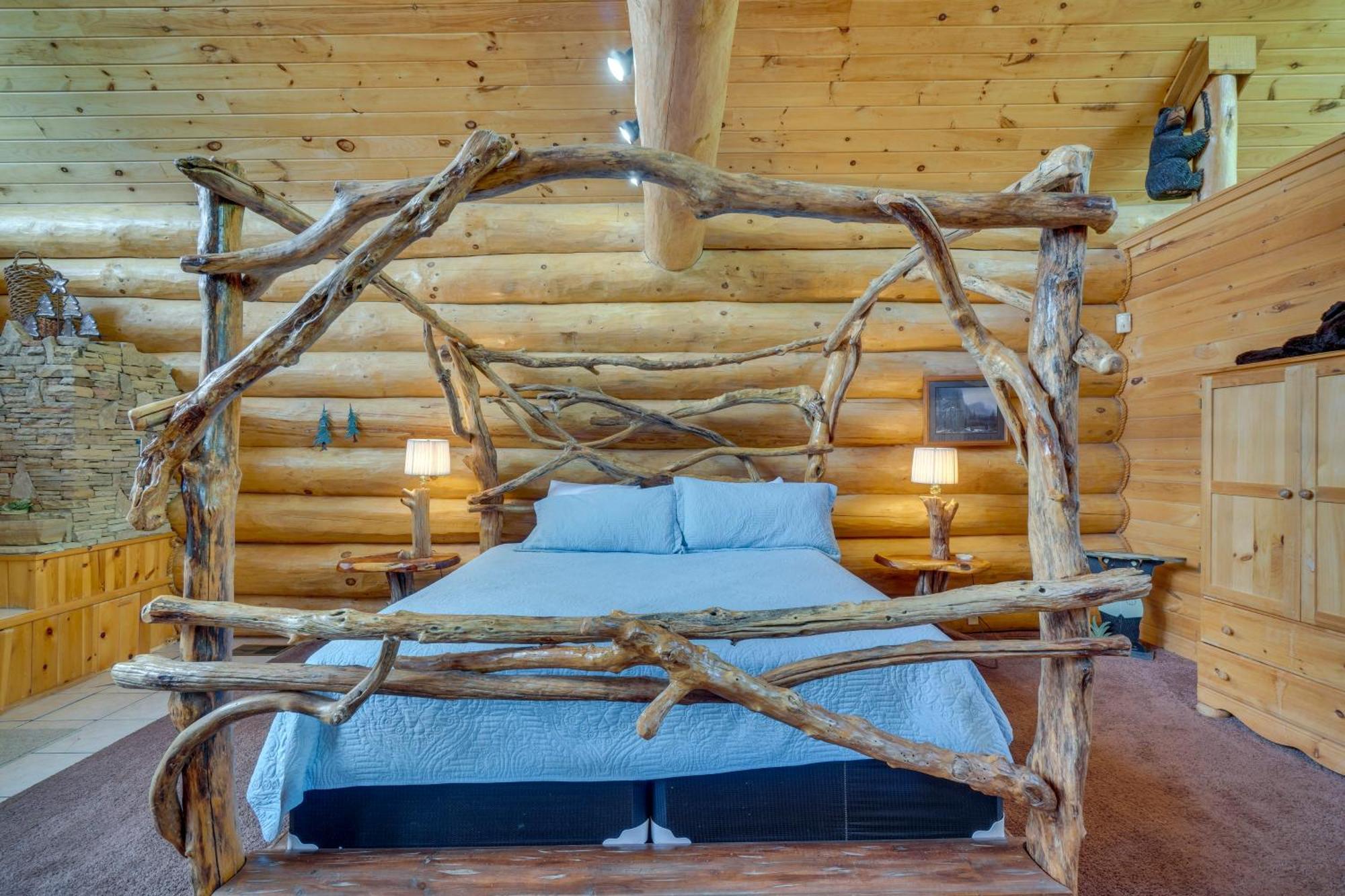 Gatlinburg Cabin With Hot Tub About 11 Miles To Downtown Luaran gambar
